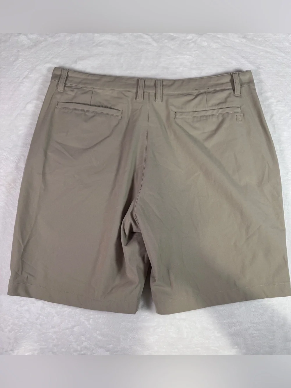 FootJoy Men’s Golf Shorts Khaki Beige Performance Polyester Size 36